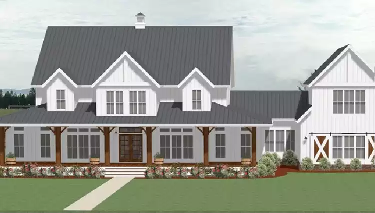 image of 2 story country house plan 7071